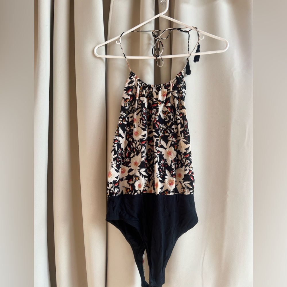 Free People open back bodysuit